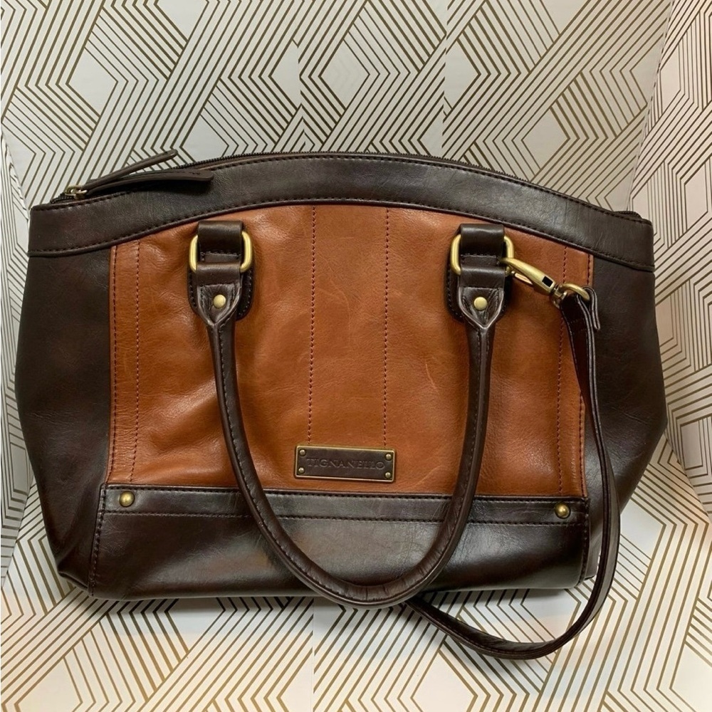 Tignanello Leather Bag with Removable Strap